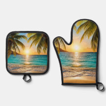 Tropical Golden Hour | Sunset Palm Beach Kitchen