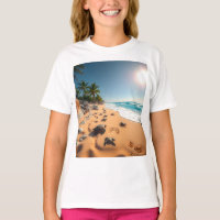 Tropical Golden Shell Beach Chic