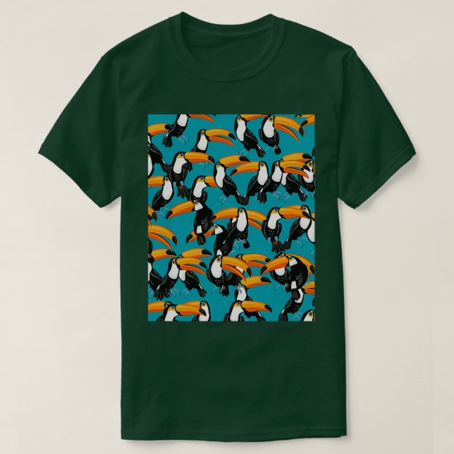 tropical Graphic T-Shirt (Design Front)
