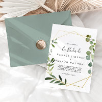 Tropical Green Leaves La Boda de
