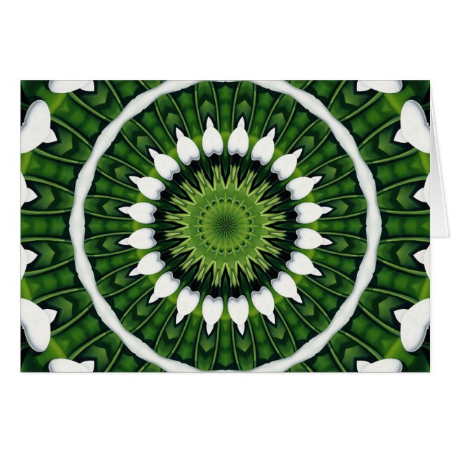 Tropical Green Mandala (Front Horizontal)