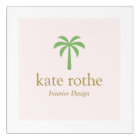 Tropical Green Modern Palm Tree