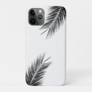 Tropical Green Palm Frond on Light Blue Case-Mate iPhone Case