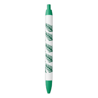 Tropical Green Palm Leaf Pen