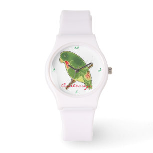 Tropical Green Parakeet Thunder_Cove Watch