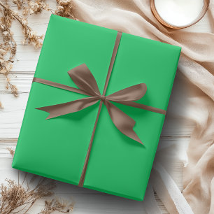 Tropical Green Solid Colour   Classic   Elegant Wrapping Paper