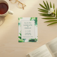 Tropical Greenery Elegant Botanical leafy
