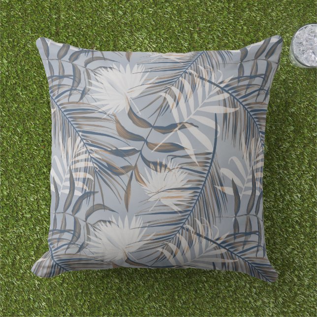 Tropical Grey Palms   Cushion (Grass)