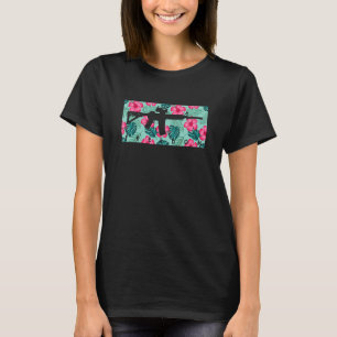 Tropical Gun Lover Firearm Beach Hawaiian Aloha A T-Shirt