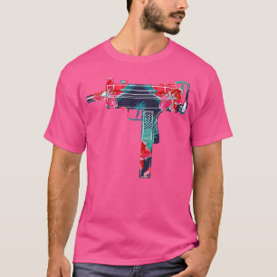 Tropical Gun Lover Firearm Beach Hawaiian Aloha Gu T-Shirt