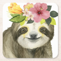 Tropical Halo | Sweet Sloth