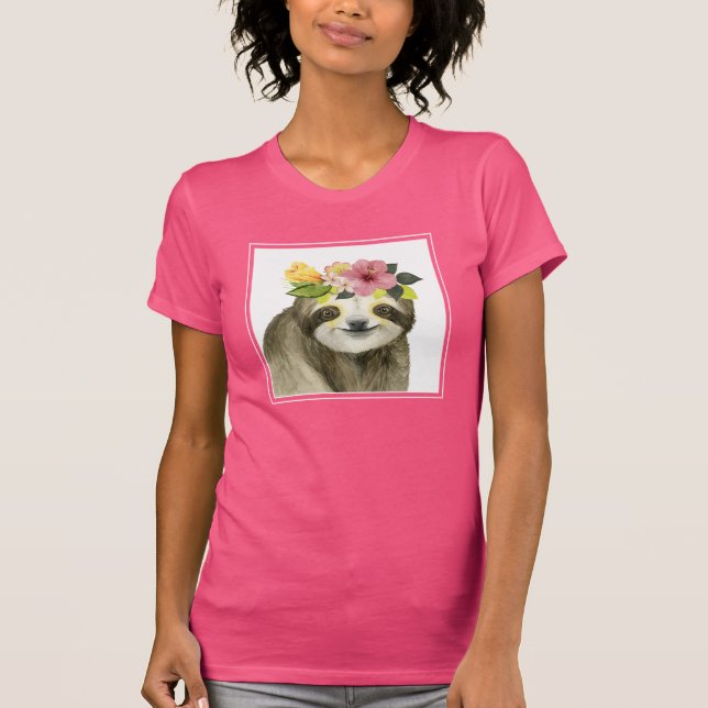 Tropical Halo | Sweet Sloth T-Shirt (Front)