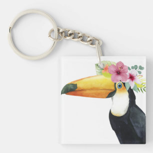Tropical Halo - Toucan Key Ring