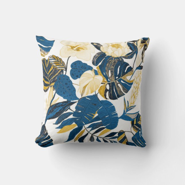 Tropical Hand Drawn: Creative Seamless Pattern Cushion (Front)