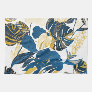 Tropical Hand Drawn: Creative Seamless Pattern Tea Towel