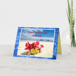 Tropical Happy Mother's Day Card