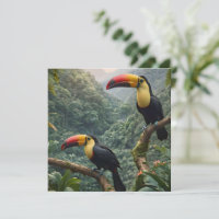 Tropical Harmony: Two Toucans in the Canopy,