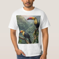 Tropical Harmony: Two Toucans in the Canopy,