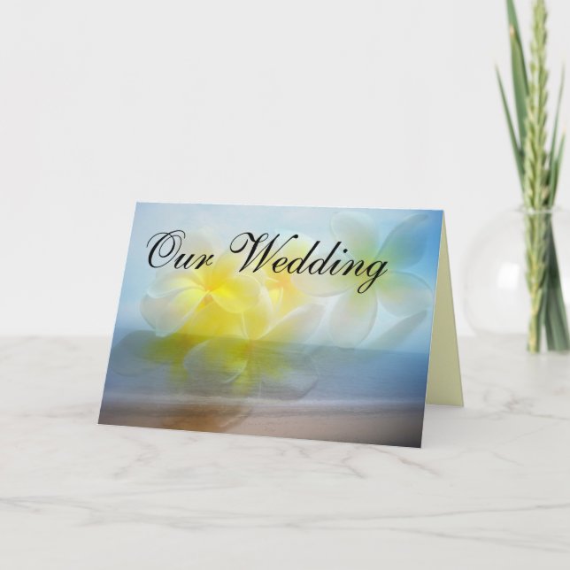 Tropical Haven Wedding Invitation (Front)