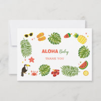 Tropical Hawaiian Aloha Baby Shower
