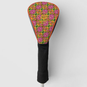 Tropical Hawaiian Floral Bohemian Aloha Golf Head Cover