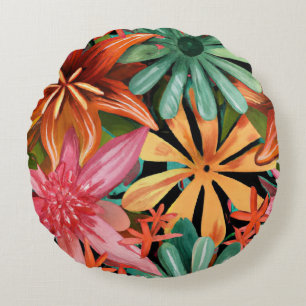 tropical/Hawaiian/floral/flower Round Cushion