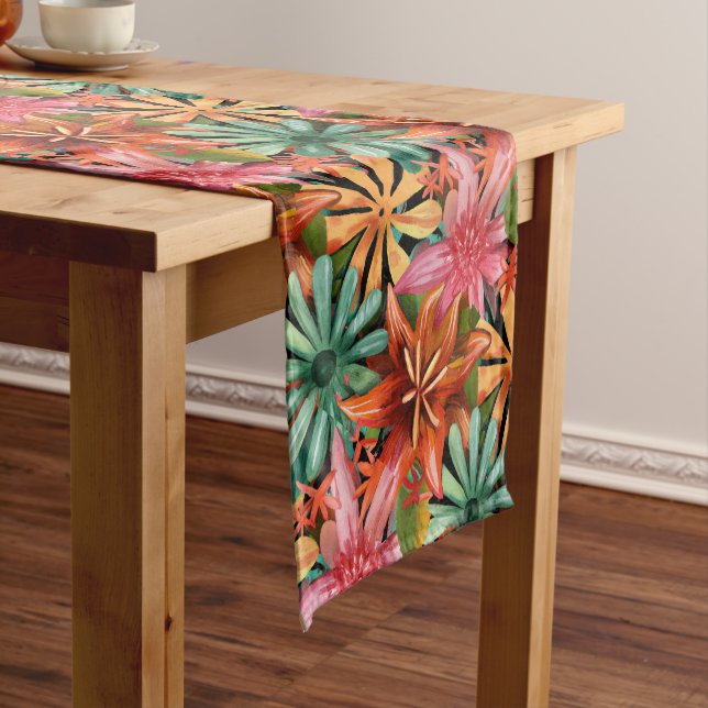 tropical/Hawaiian/floral/flower Short Table Runner (In Situ)