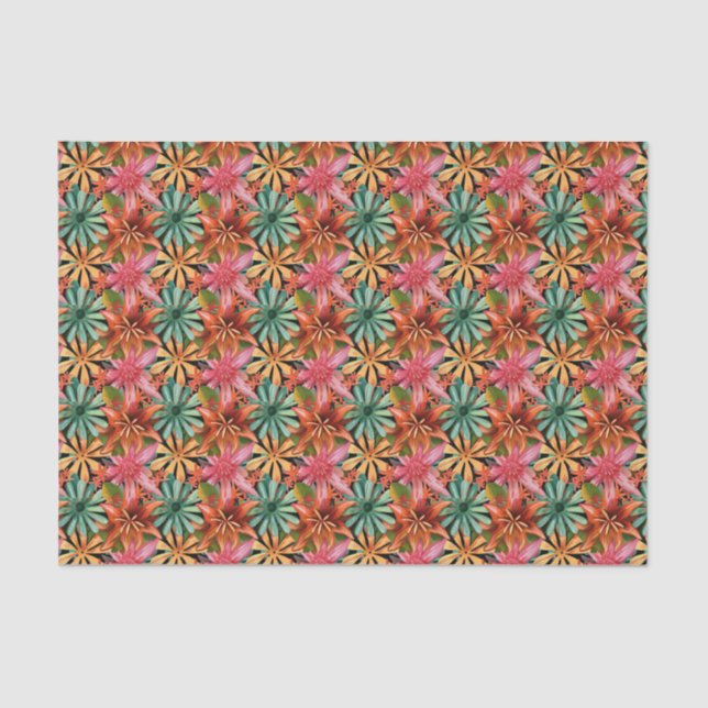 tropical/Hawaiian/floral/flower Tissue Paper (Front)