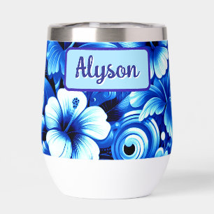 Tropical Hawaiian Flowers Hibiscus Personalised