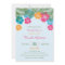 Tropical Hawaiian Hibiscus Bridal Shower Invitatio