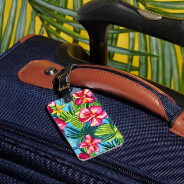 Tropical Hawaiian Luggage Tag (Front Insitu 1)
