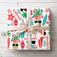 Tropical Hawaiian Mele Kalikimaka Christmas