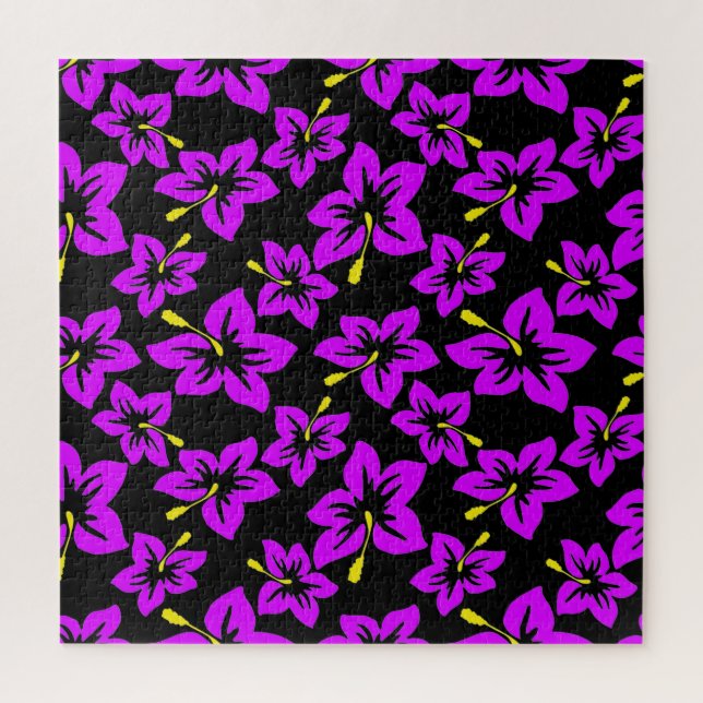 Tropical Hawiian Hibiscus Flowers Jigsaw Puzzle (Vertical)