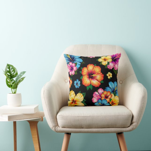 Tropical Hibiscus Cushion (Chair)