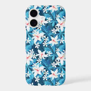 Tropical Hibiscus Floral Pattern