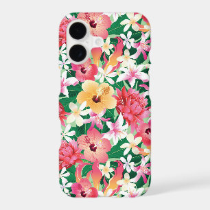 Tropical Hibiscus Floral Pattern