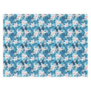 Tropical Hibiscus Floral Pattern 2 Tablecloth