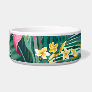 Tropical Hibiscus: Floral Seamless Pattern