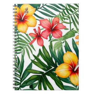 Tropical Hibiscus Jungle Notebook