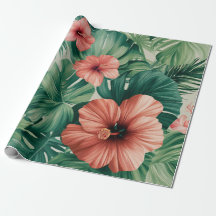 Tropical Hibiscus & Monstera