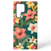 Tropical Hibiscus Samsung S22 Ultra Case
