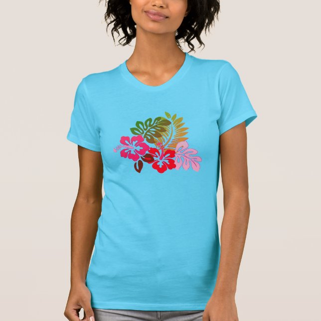 Tropical Hibiscus T-Shirt (Front)