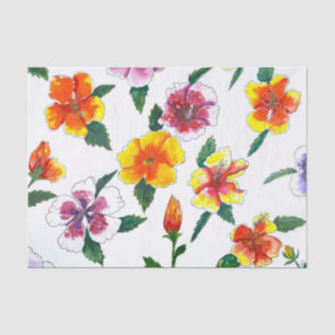 Tropical Hibiscus Tissue Paper