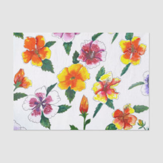 Tropical Hibiscus Tissue Paper