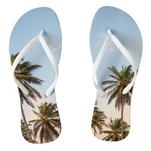 Tropical Holiday Palm Trees Jandals