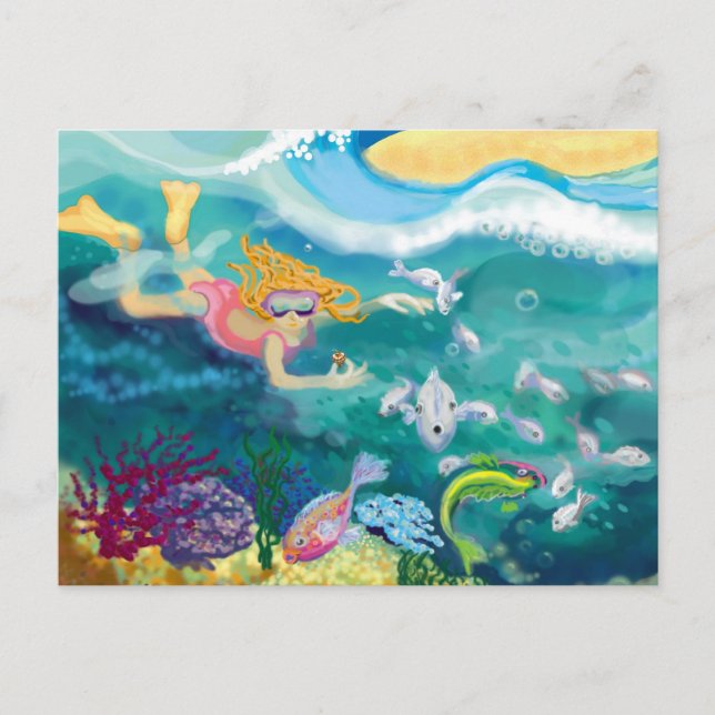 Tropical holiday postcard (Front)