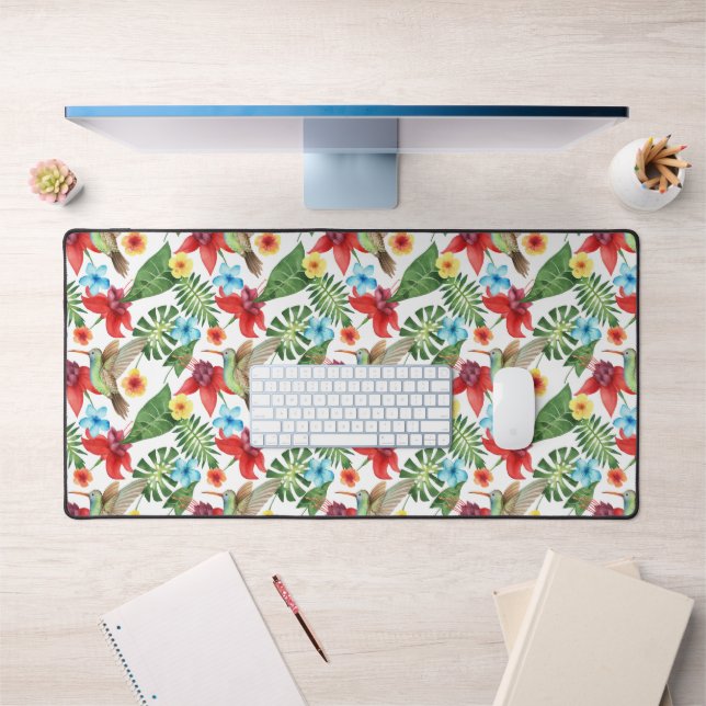 Tropical Hummingbird Desk Mat (Office 1)