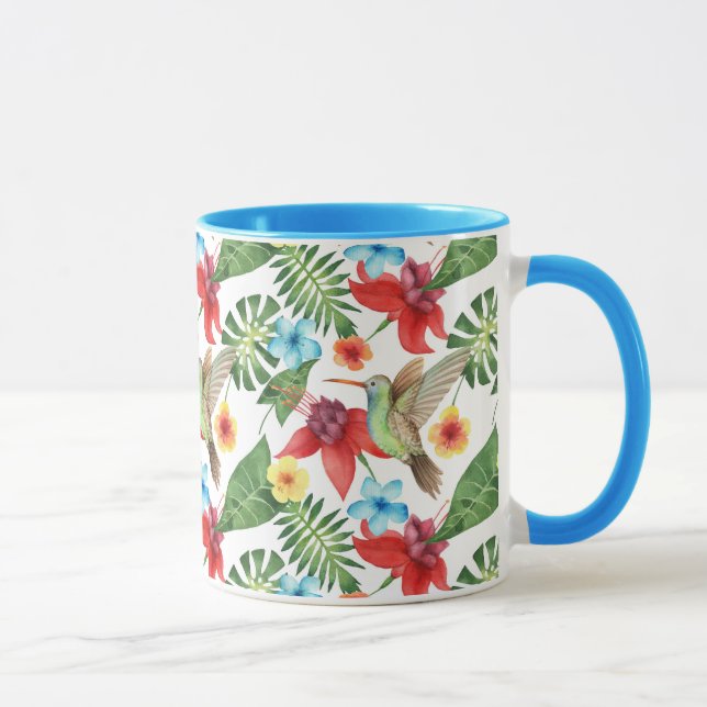 Tropical Hummingbird Mug (Right)