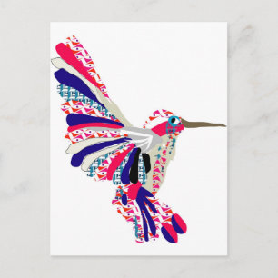 Tropical Hummingbird Postcard