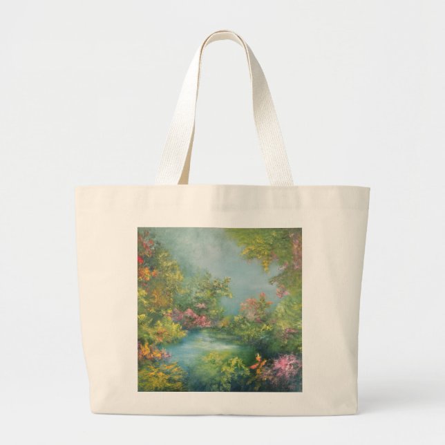 Tropical Impression 1993 Large Tote Bag (Front)
